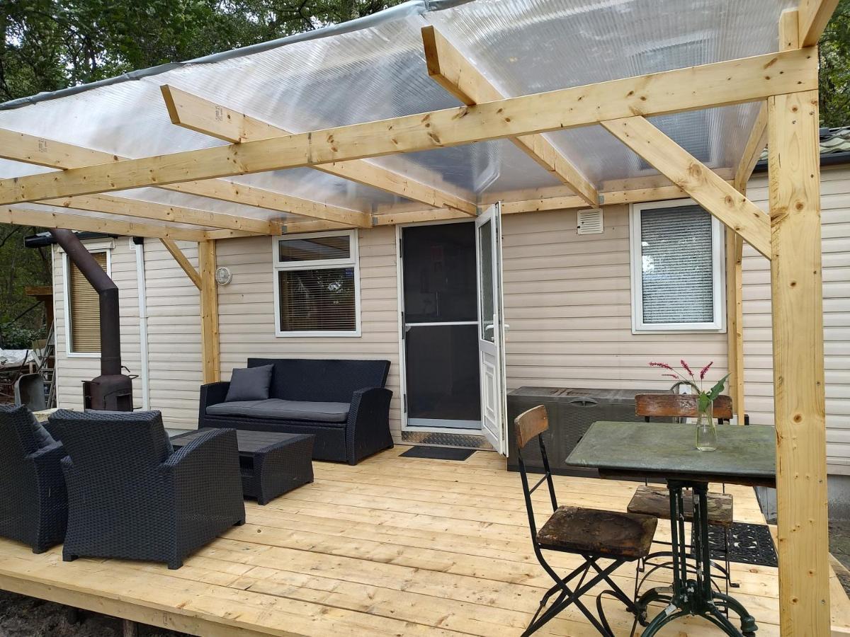Vledder Chalet Met Veranda Aan Bosrand מראה חיצוני תמונה