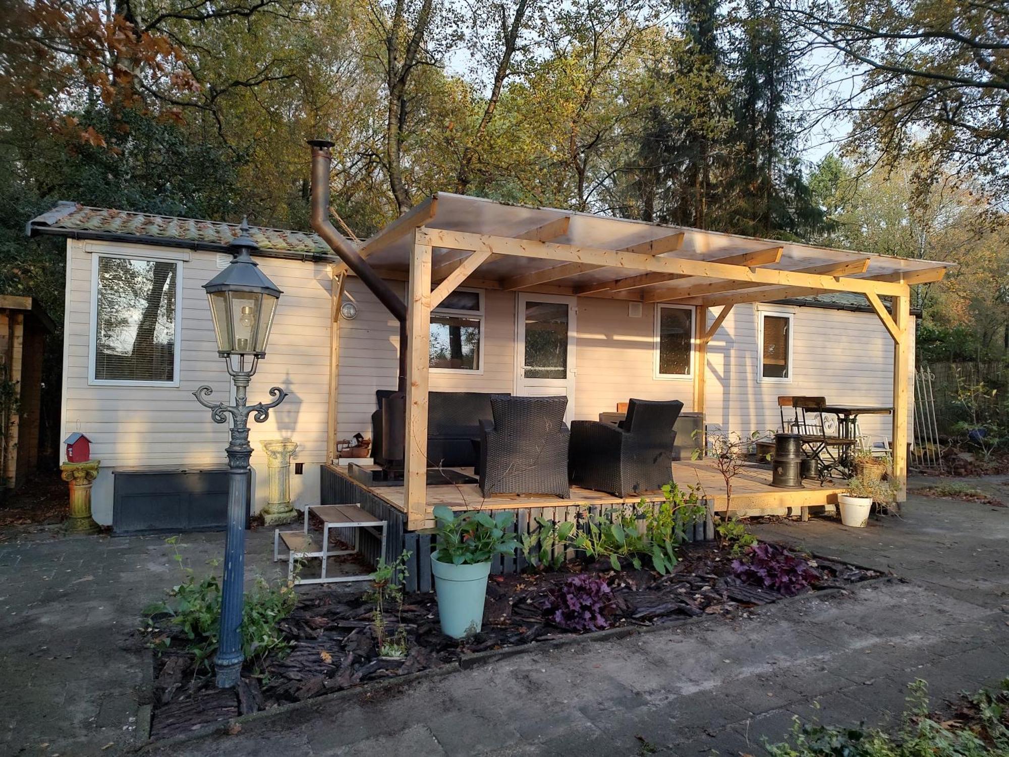 Vledder Chalet Met Veranda Aan Bosrand מראה חיצוני תמונה
